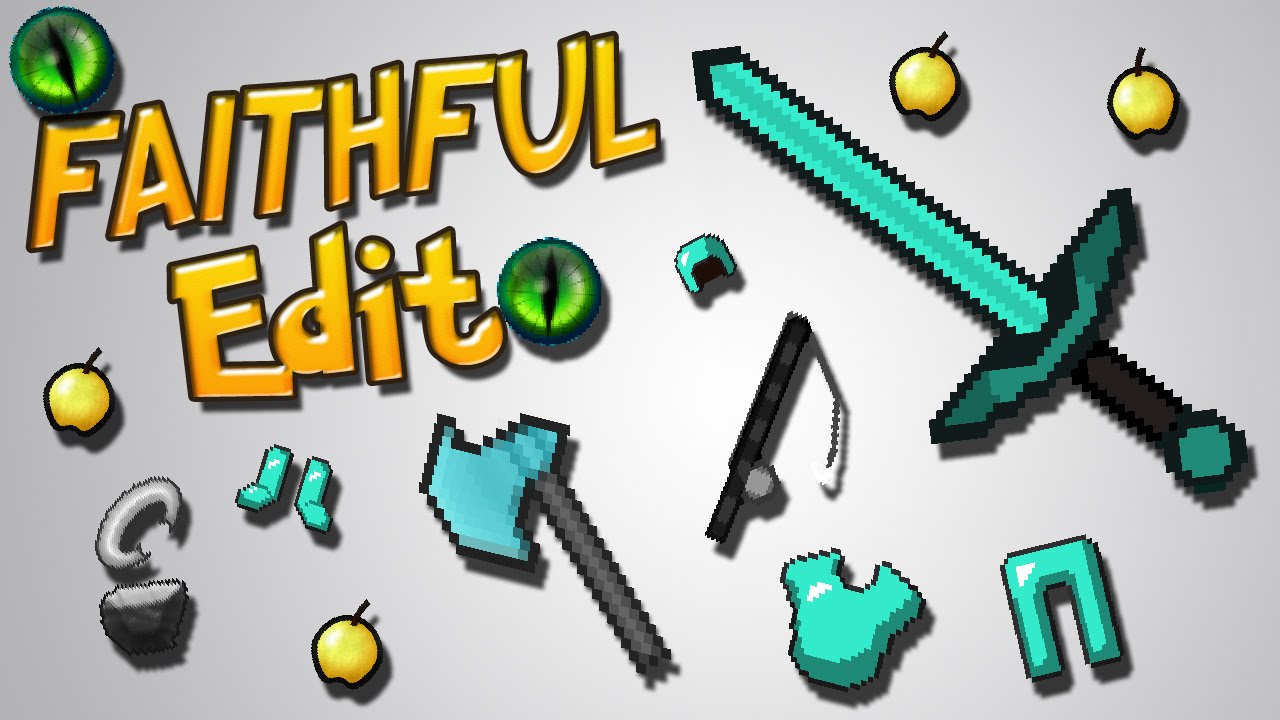 Minecraft: Faithful Edit 32x Pack Release - FREE - Custom Blocks, Lag Free, Long Swords And More