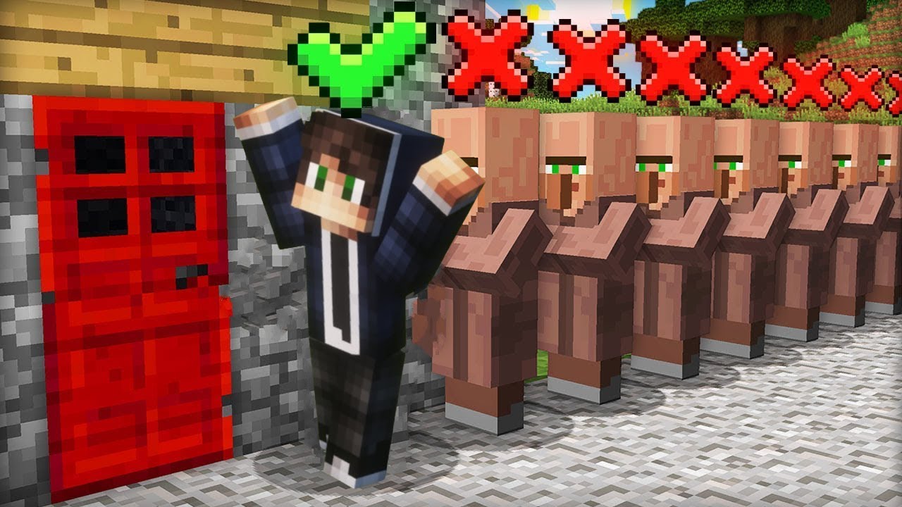 Zasto Villagerima Ovde Nije Dozvoljen Ulaz u Minecraftu