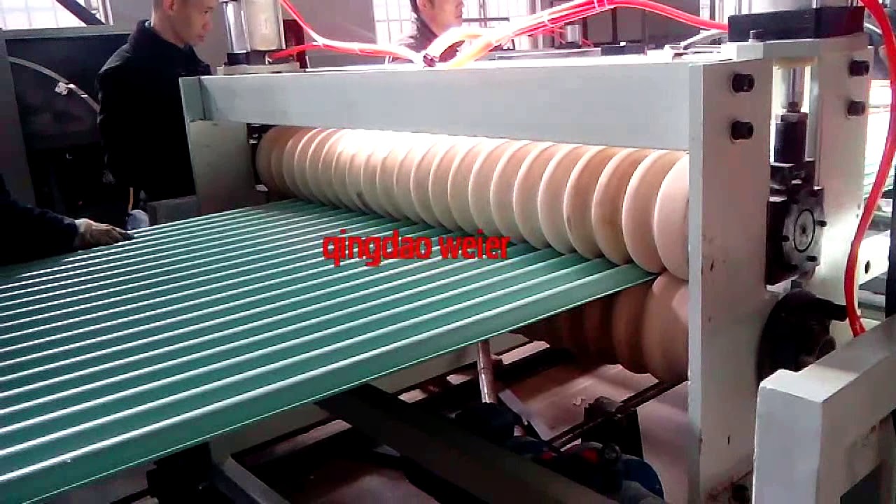 PVC UPVC corrugated roof sheet PVC roofing tile  making machine