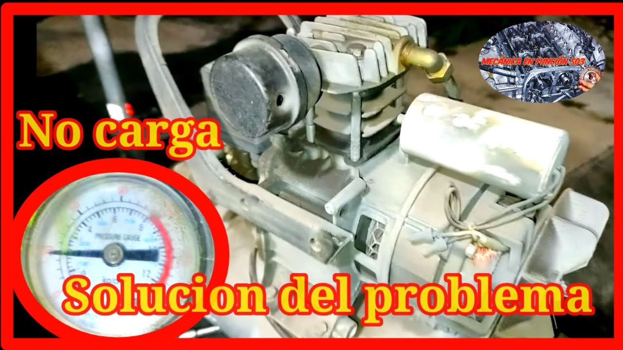 Porque no carga presión tu compresor de aire, en este video te muestro lo que tenía el de mi taller.