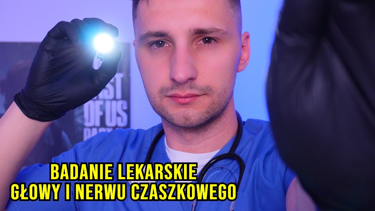 ASMR po polsku 🇵🇱 - Realistyczne badanie głowy i nerwu czaszkowego | ruchy kamerą, osobista uwaga