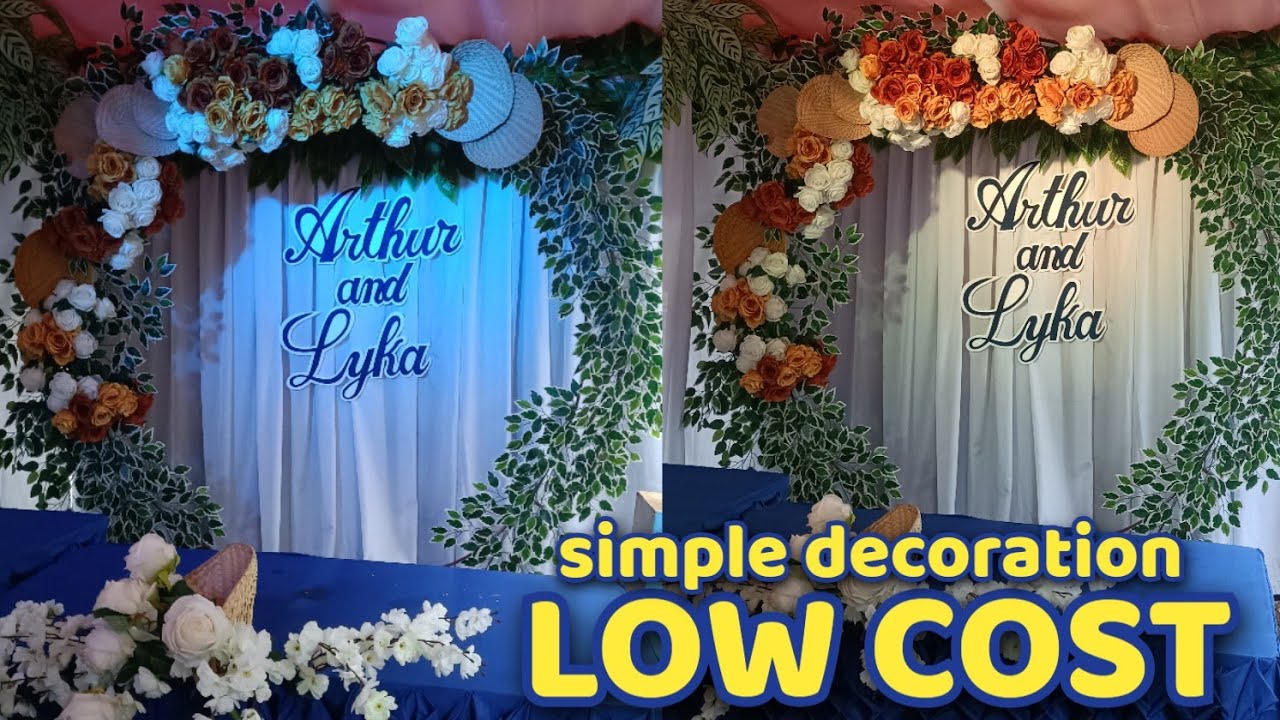 Simple Wedding Design Ideas | New Wedding Backdrop