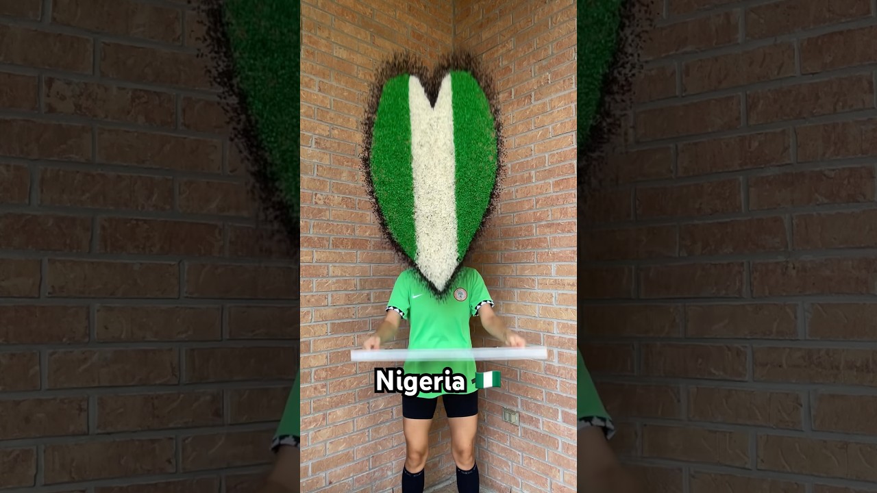 Rice art behind the scenes process: Nigeria 🇳🇬 ❤️ #nigeria #flag #timelapse #bts #riceart