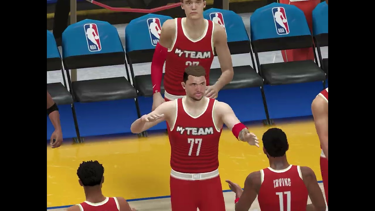 Playing NBA  2K26 my team