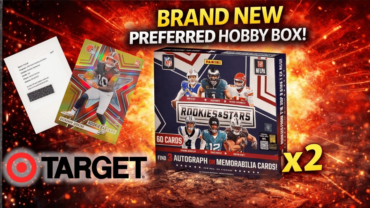 Are 2025 Rookies & Stars Hobby Preferred Boxes from Target JUICED?