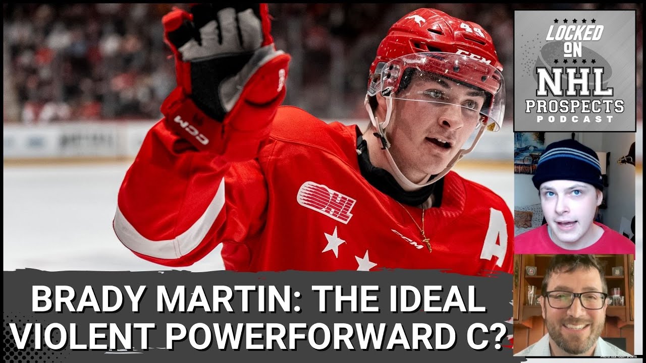 BRADY MARTIN SCOUTING REPORT | Most Violent Player in 2025 NHL Draft?