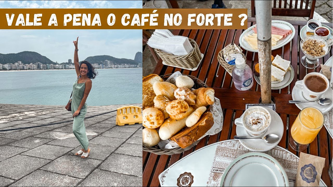 CAFÉ DA MANHÃ NA CONFEITARIA COLOMBO + CONHECENDO O FORTE DE COPACABANA | Larissa Monteiro