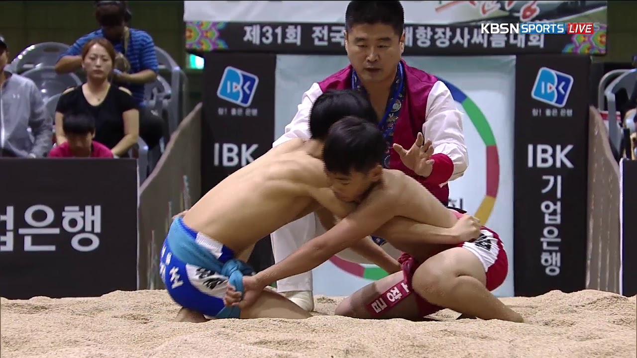 제31회 전국시도대항장사씨름대회 초등부 단체전 준결승 소장급- 이원준(삼전초) VS 정원철(해운대구연합).20170815