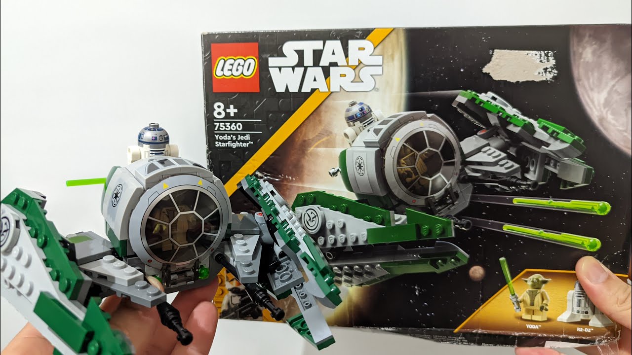 LEGO Set Star Wars TM 75360 O Jedi Starfighter de Yoda 253 peças