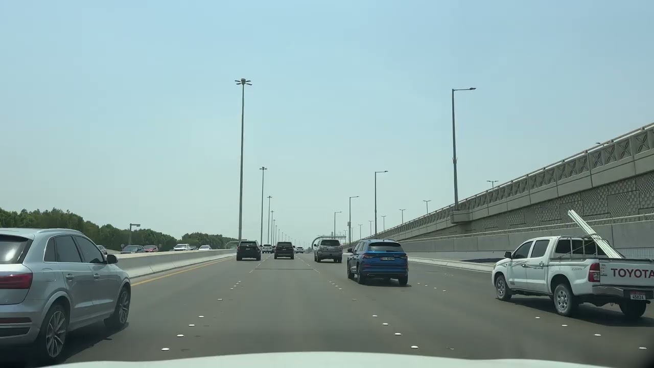 Abu Dhabi To Musaffah Industrial Area Driving Tour Uae Abu Dhabi 6 July 2025