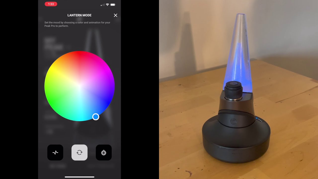 Puffco Peak LED Lighting Controls