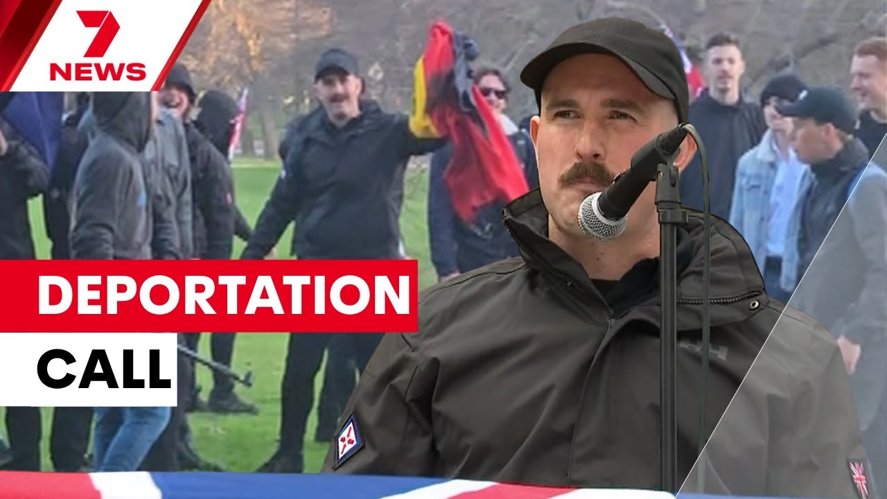 Tens of thousands of Victorians sign petition for Neo-Nazi to be kicked out of Australia | 7NEWS