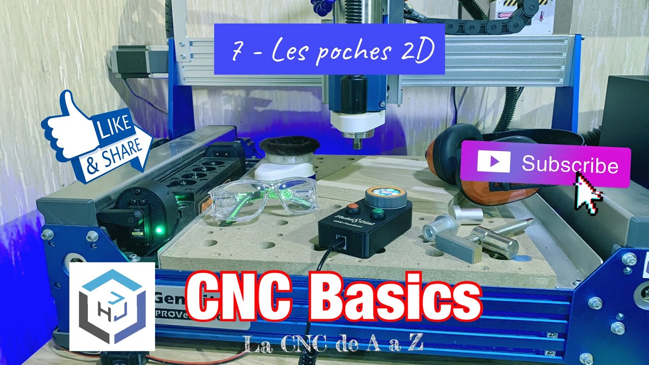 Les bases de la CNC. Les poches 2D