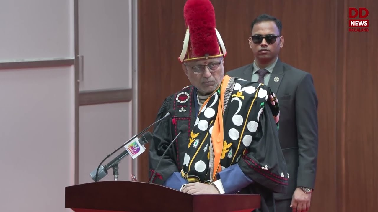 Vice President C. P. Radhakrishnan graced the 8th convocation of the Nagaland University