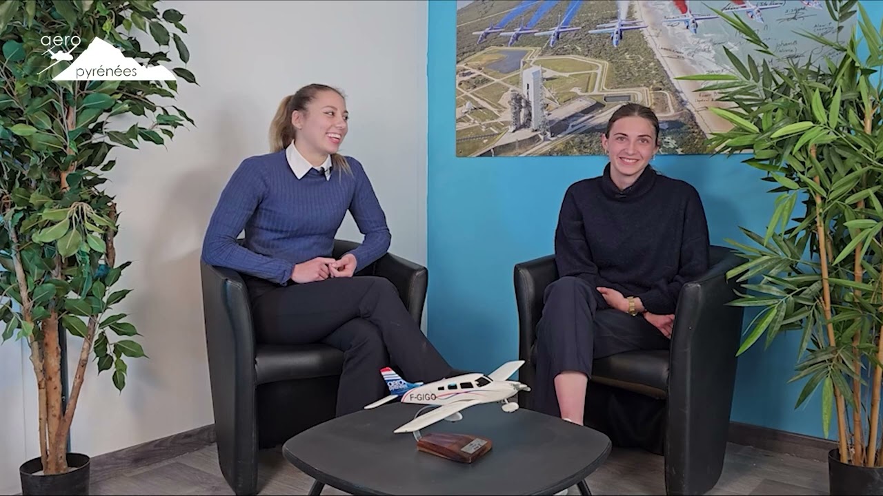 Les femmes en formation pilote de ligne