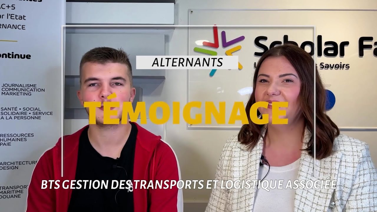 NOS ALTERNANTS TEMOIGNENT #1 : BTS Gestion des Transports et Logistique Associée