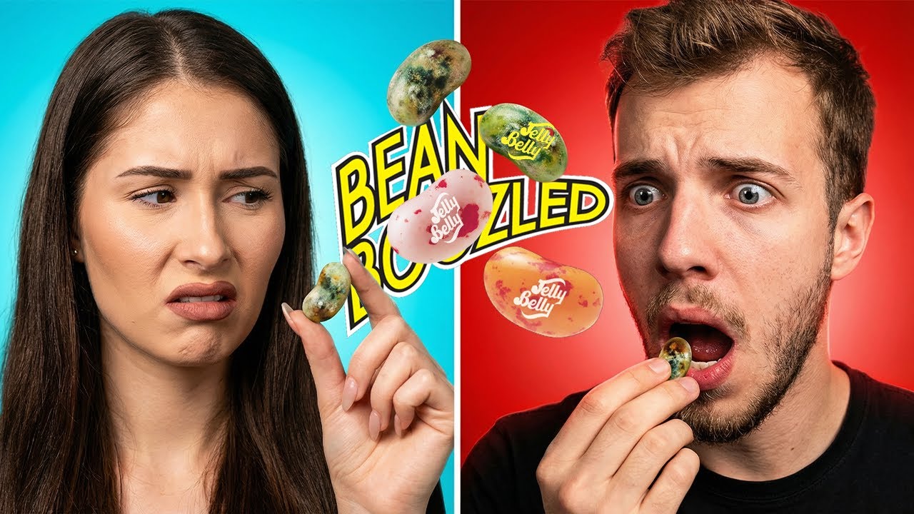 Tieto JELLY BEANS Sme Nemali JESŤ! II Bean Boozled Challenge