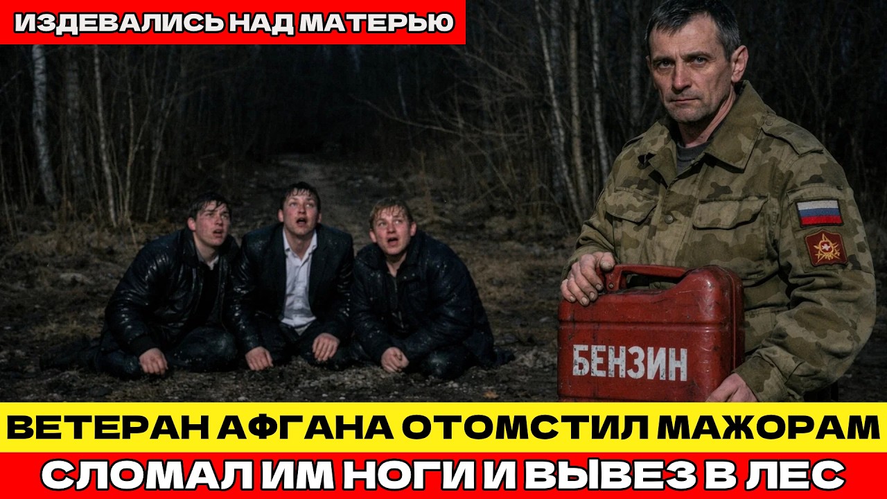 МАЖОРЫ унизили его МАТЬ на рынке ради смеха... Ветеран Афгана отвёз КАЖДОГО в лес!