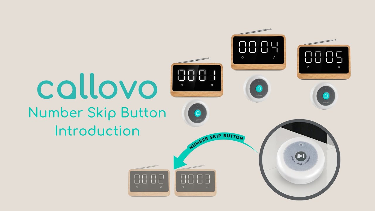 Callovo Wireless Number Skip Button Introduction