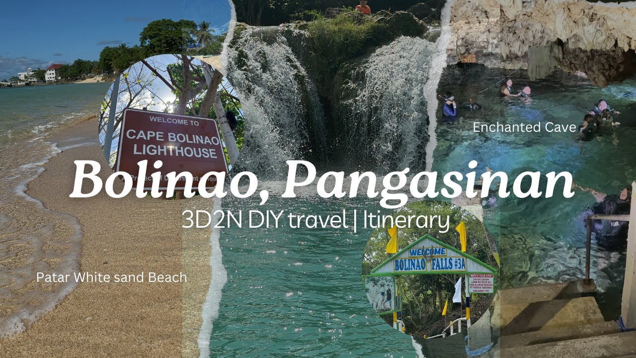 3D2N in Bolinao, Pangasinan Philippines | DIY travel| Itinerary #pangasinan