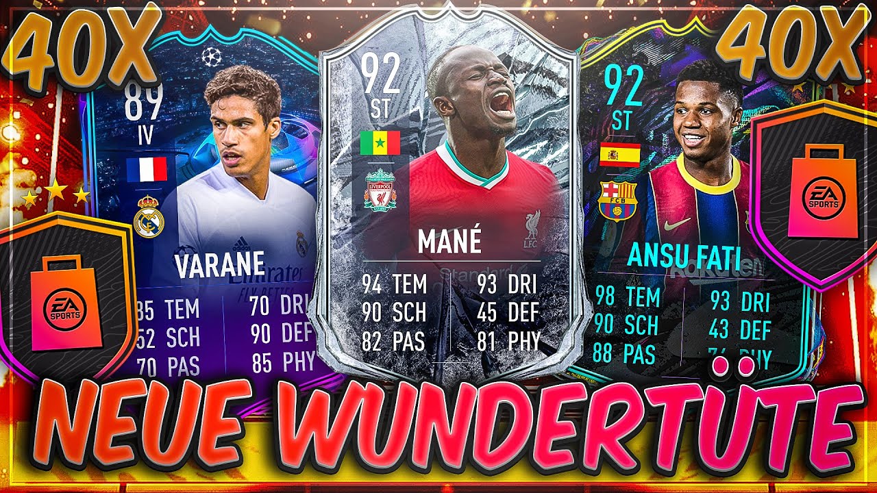 40x Wundertüte GARANTIERTE  WUNDERTÜTEN in FIFA 21