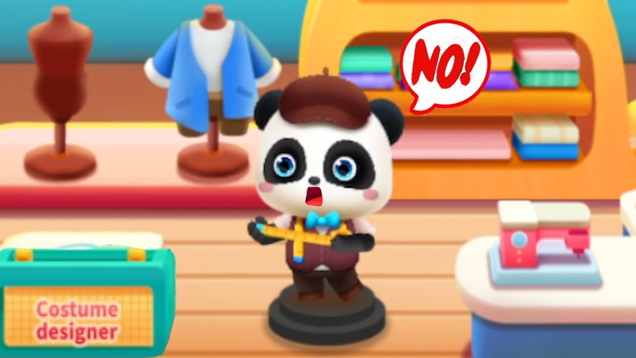 Little Panda's Life: Costume Designer - Join Kiki and Learn How to Make Clothes? - Babybus Games