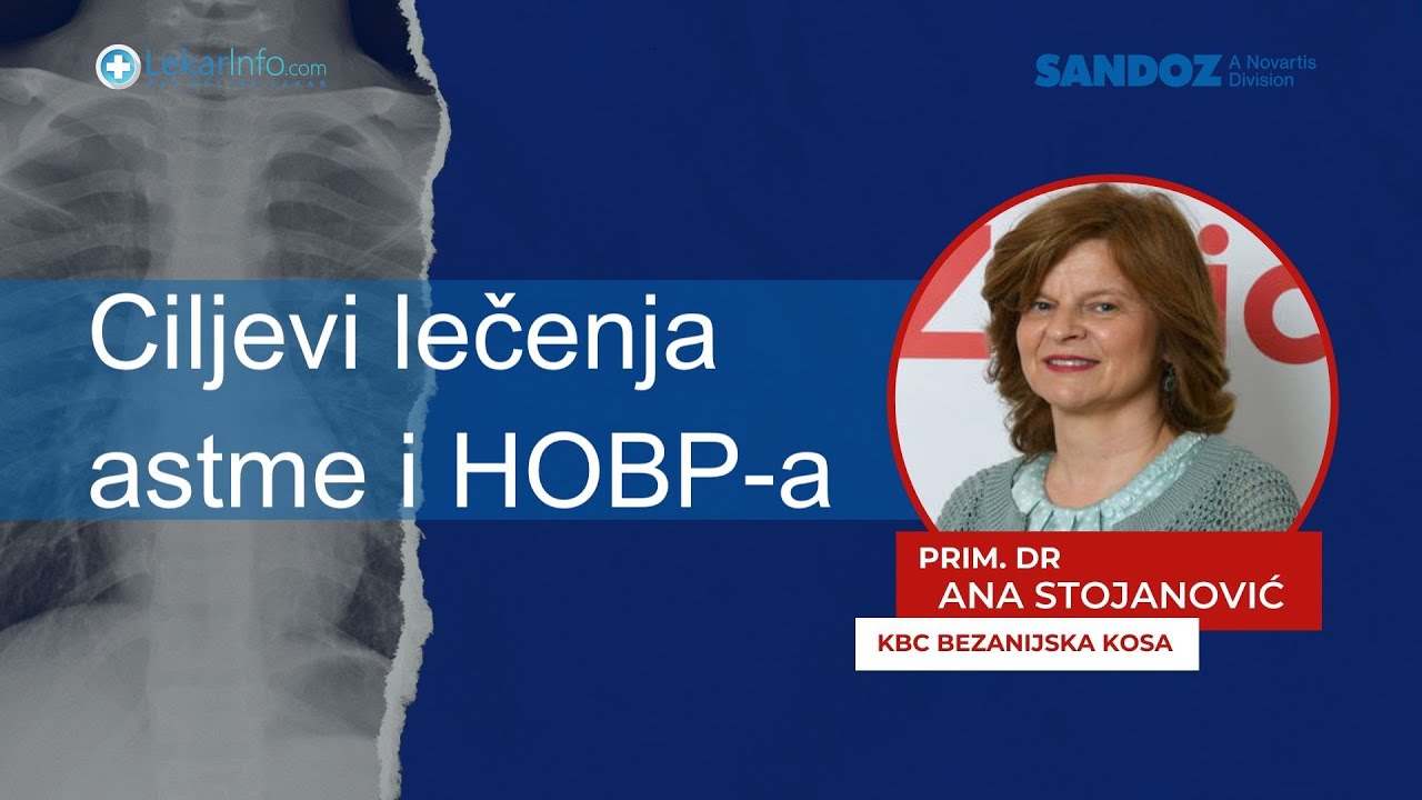 Prim. dr Ana Stojanović: Ciljevi lečenja astme i hronične opstruktivne bolesti pluća