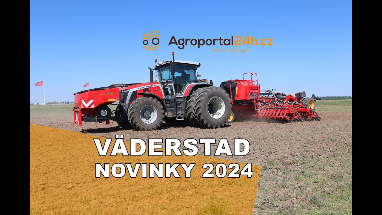 Väderstad novinky 2024 - nový Carrier 925, secí stroj z Kanady, sériový Proceed, nové Tempo