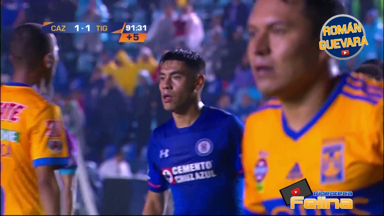 Cruz Azul vs Tigres 2-1 Copa Mx Apertura 2017 HD