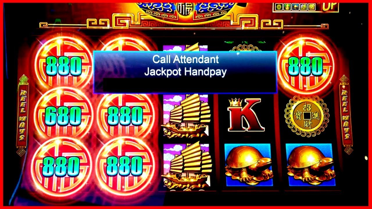 JACKPOT HANDPAY!!! $8.80 MAX BET ON RISING FORTUNES