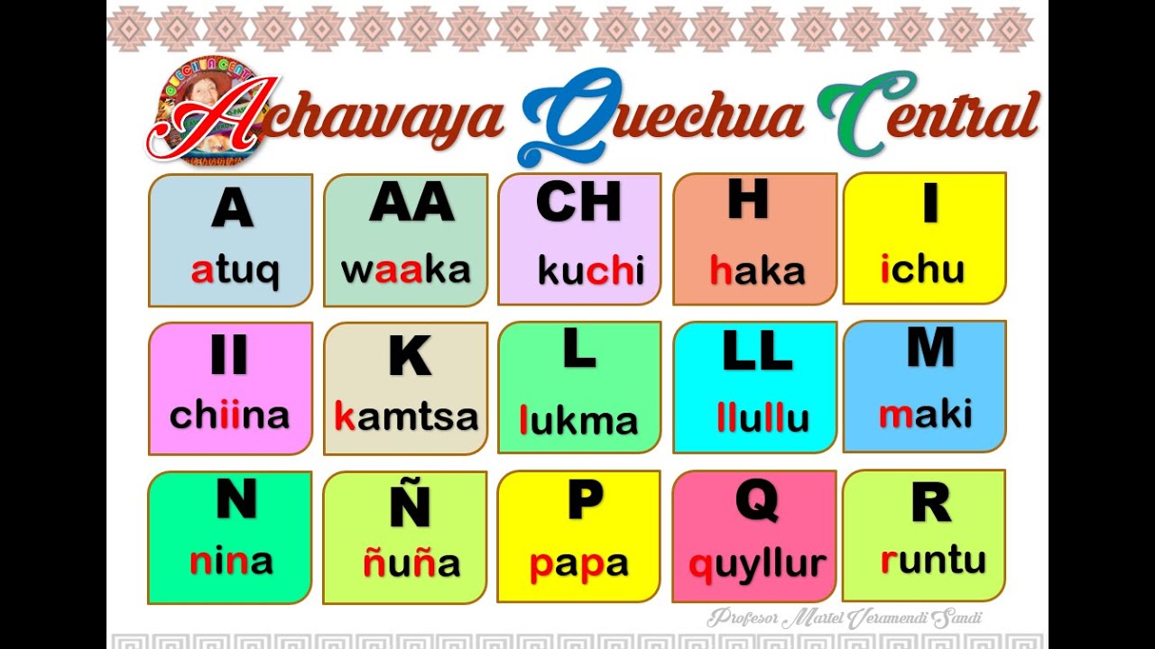 Achawaya quechua central 2023