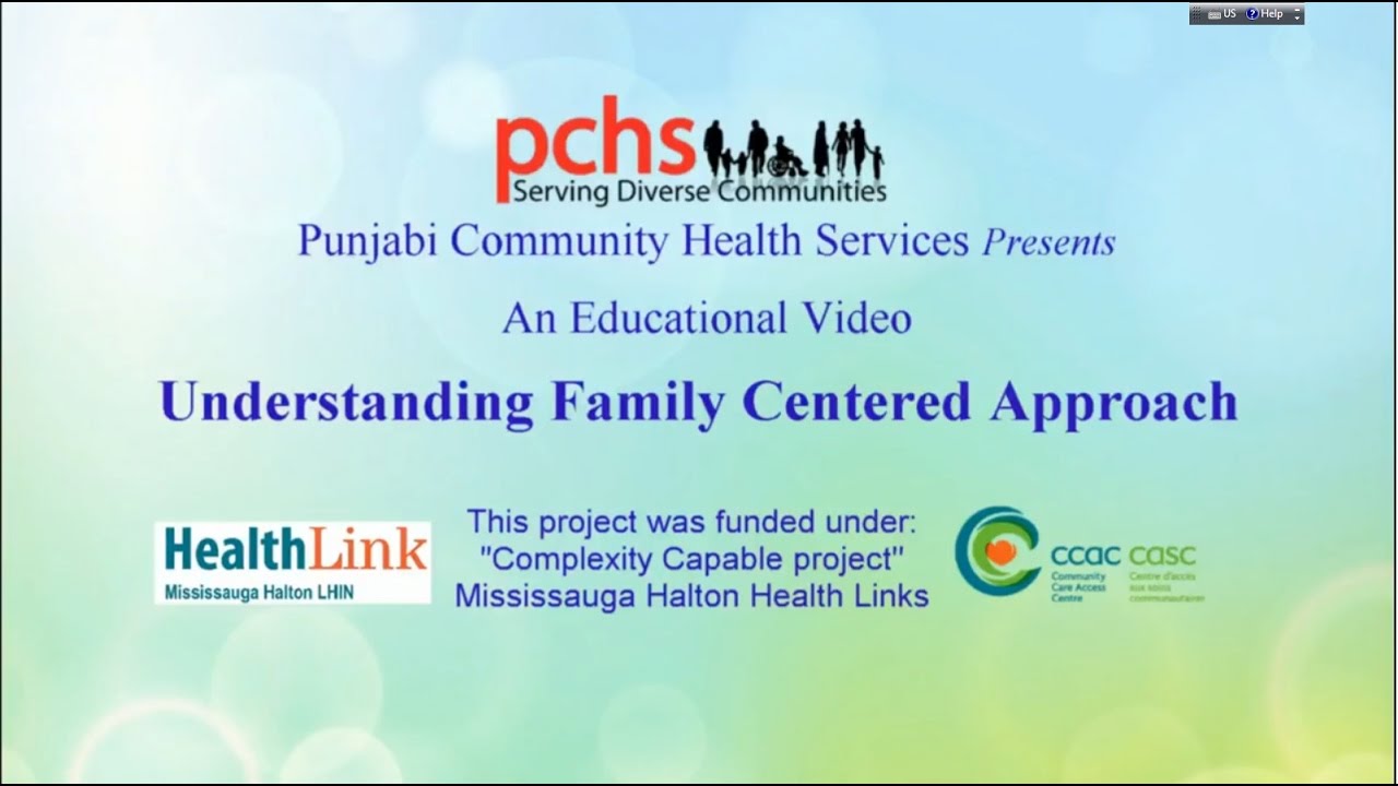Understanding Family Centered Approach - an educational video
