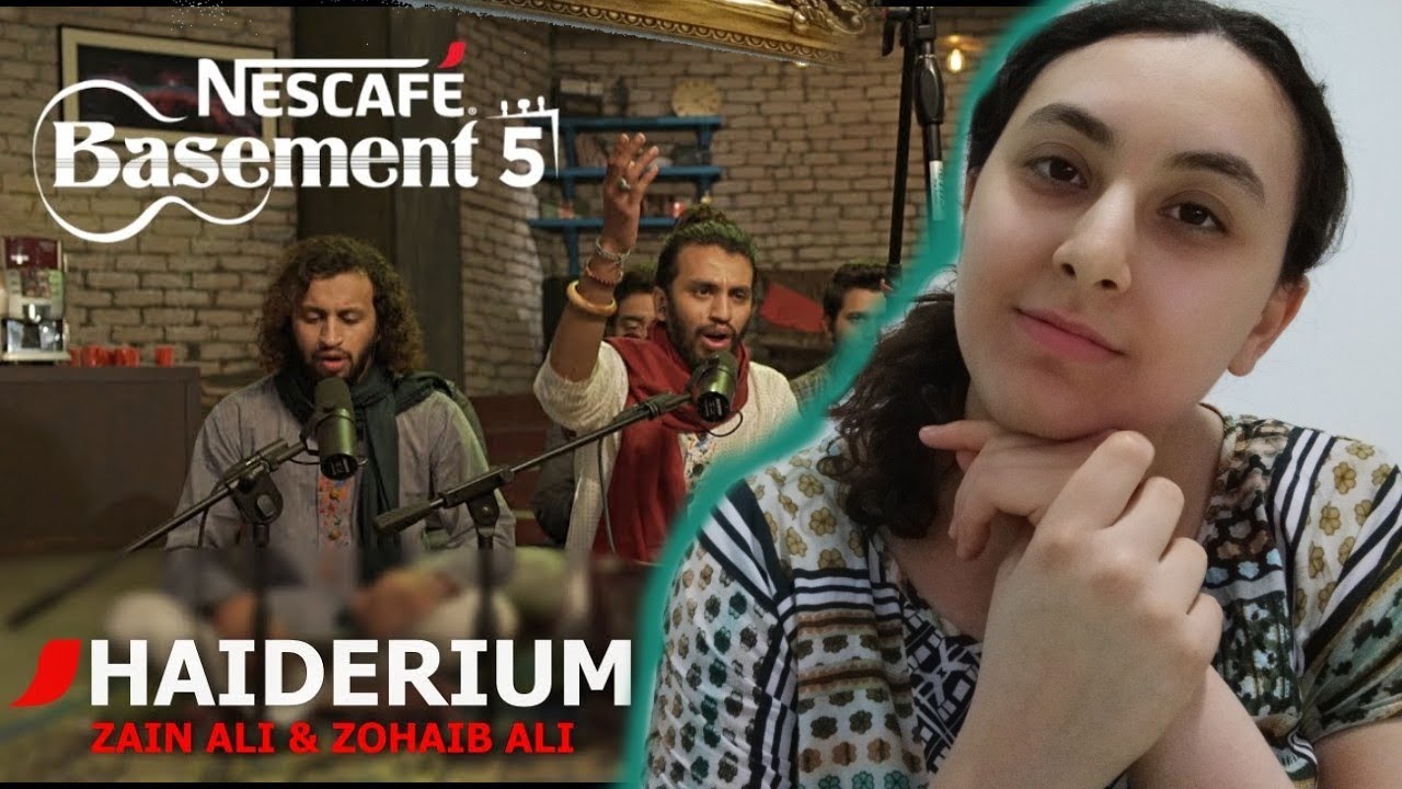 Arab Reaction | Haiderium Zain Ali & Zohaib Ali | NESCAFÉ Basement Season5 |Mindblowing Qawwali Hana