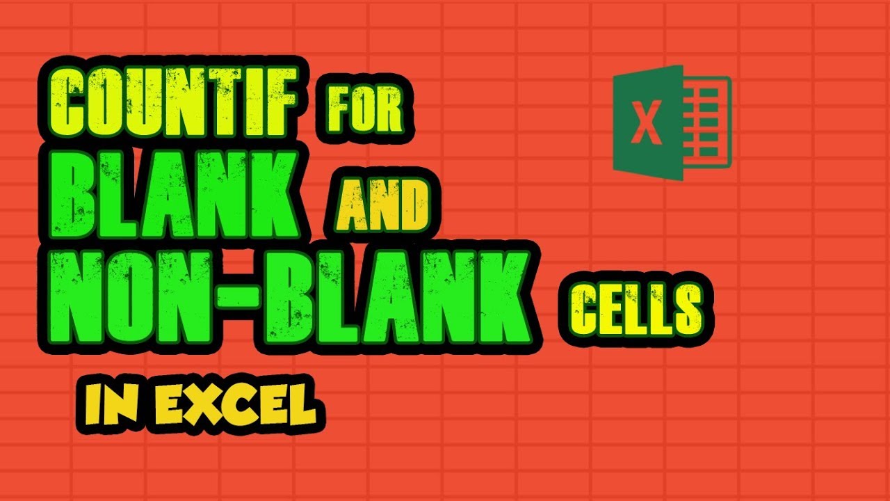 16.COUNTIF for blank and non-blank cells || COUNT only TEXT || Exclude DATES in COUNTIF