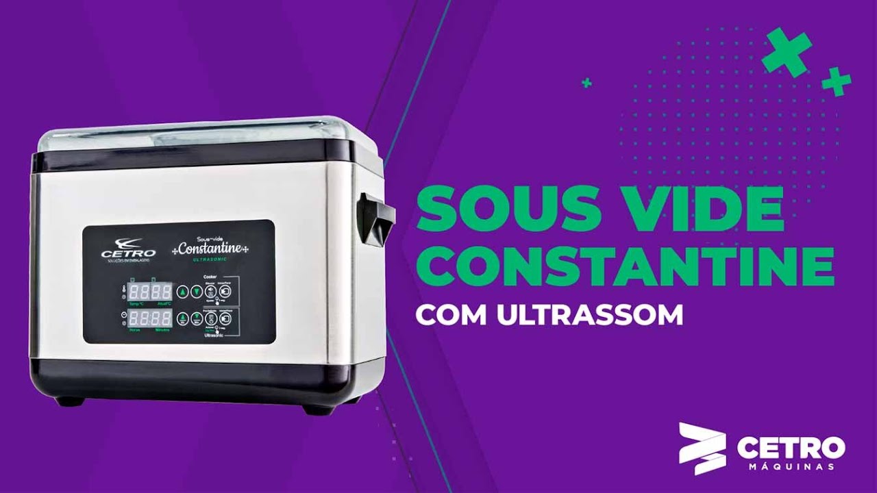 Termocirculador Sous-vide Constantine com Ultrassom
