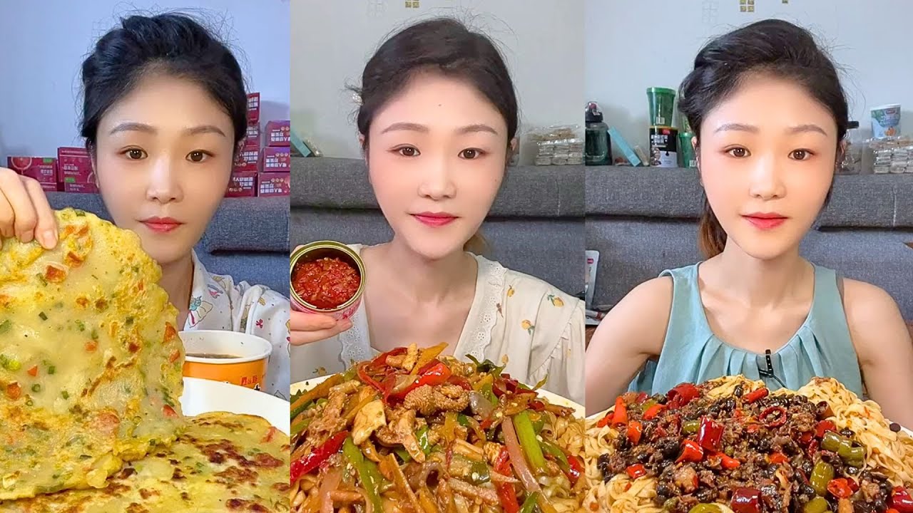 1 Hour ASMR Mukbang | Satisfying Eating Sounds for Sleep, Relaxation & Study #1058