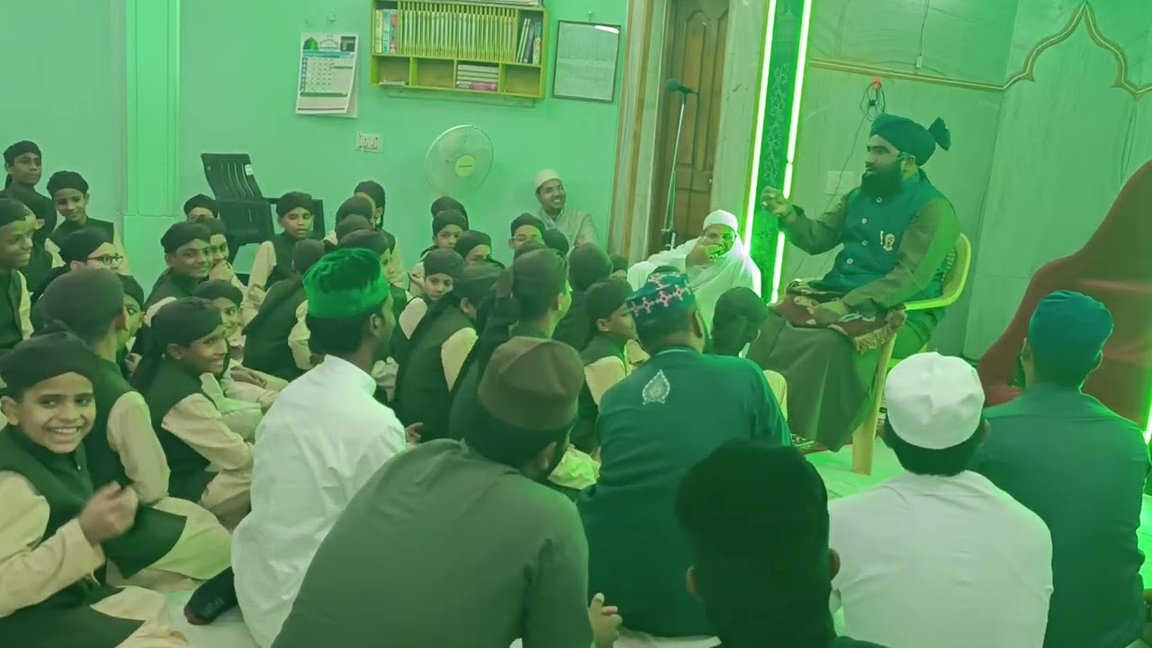 Masjid e noor o munawer me jalsa meraj un nabi  S A W S