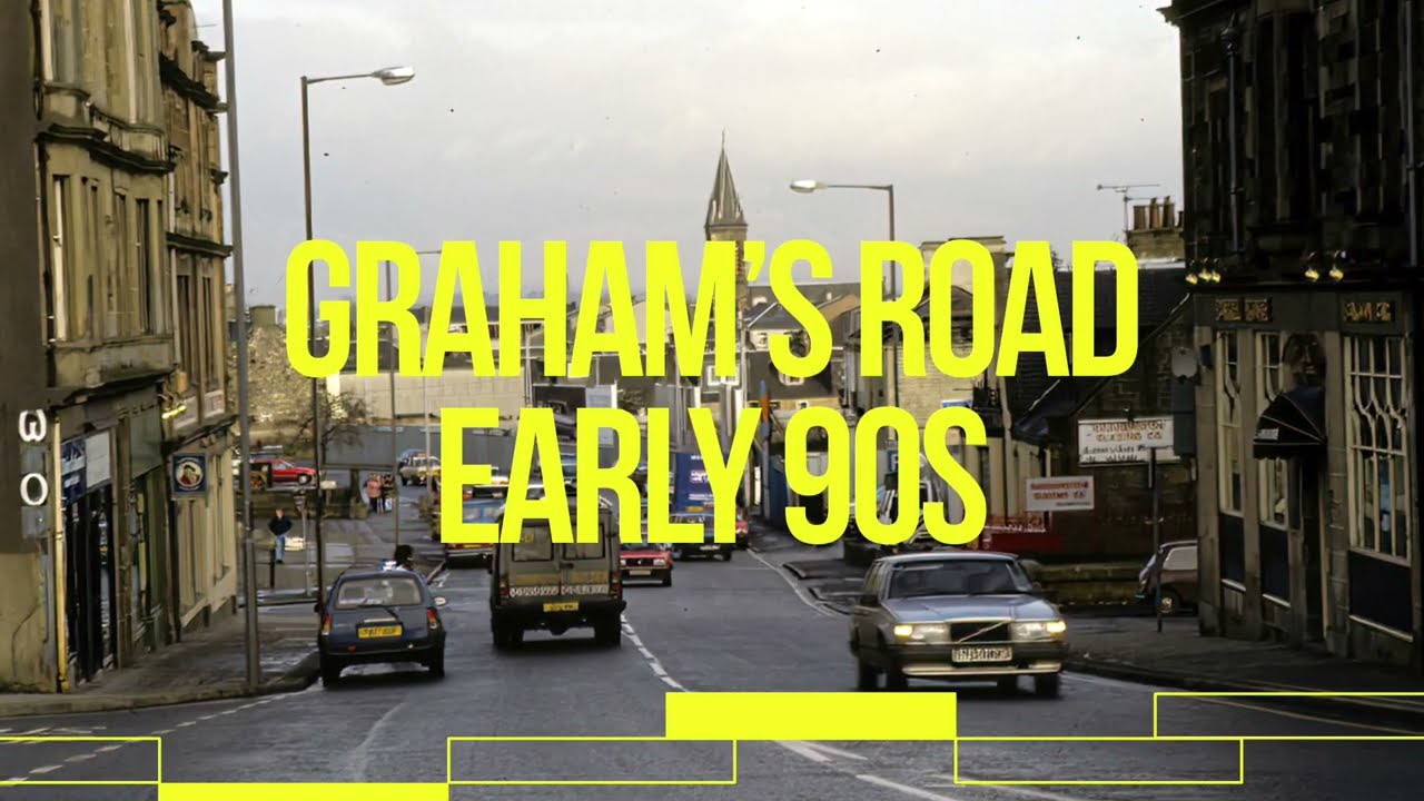 Grahams Road, Falkirk from the early 1990s