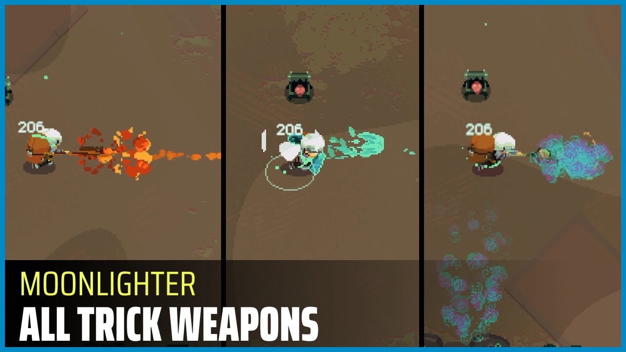 MOONLIGHTER - DLC - ALL TRICK WEAPONS