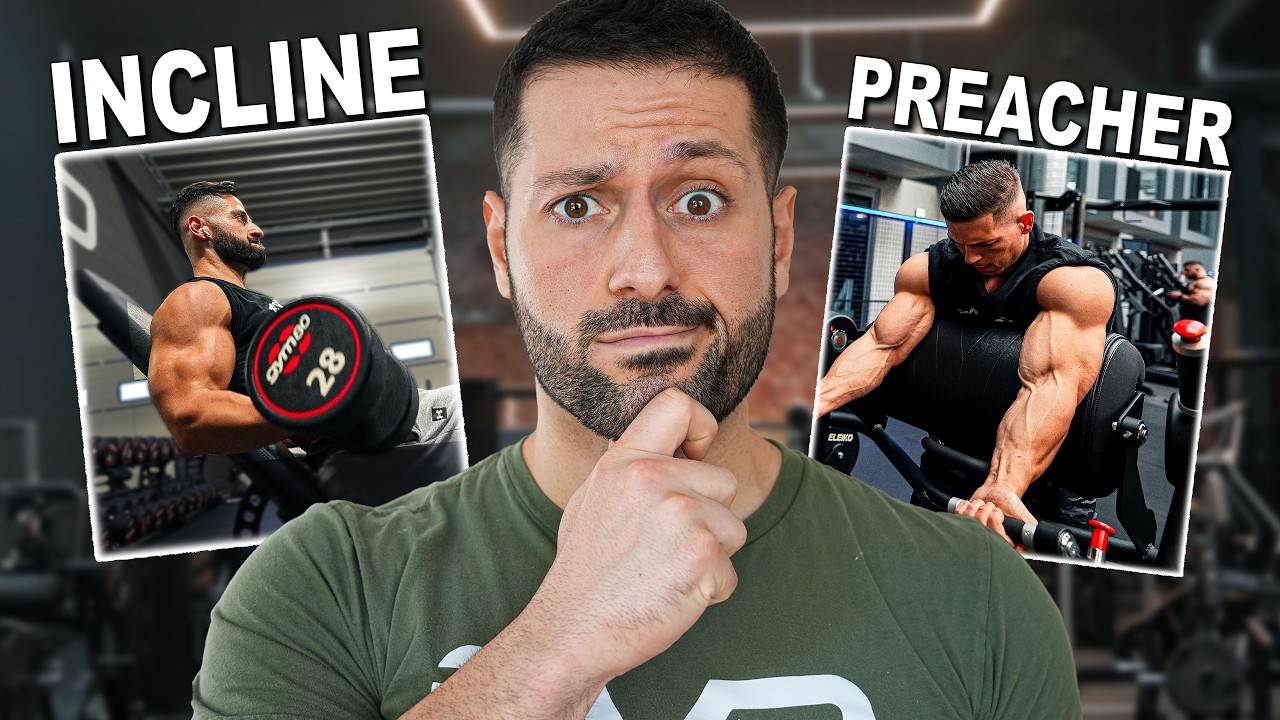 Neue Studie: Preacher Curls vs. Incline Curls (Bizeps Muskelaufbau)