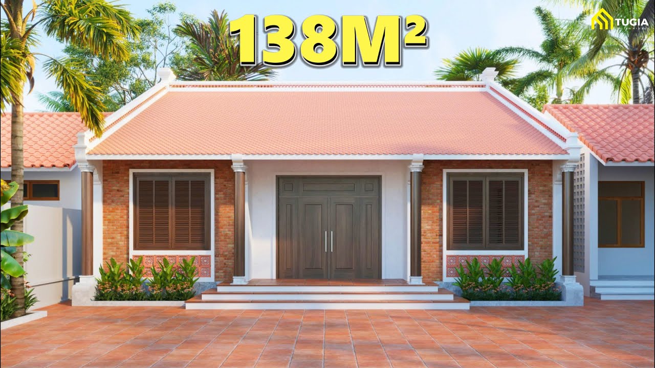 Nhà cấp 4 ba gian Bắc Bộ truyền thống đẹp nhất tại Bắc Ninh!