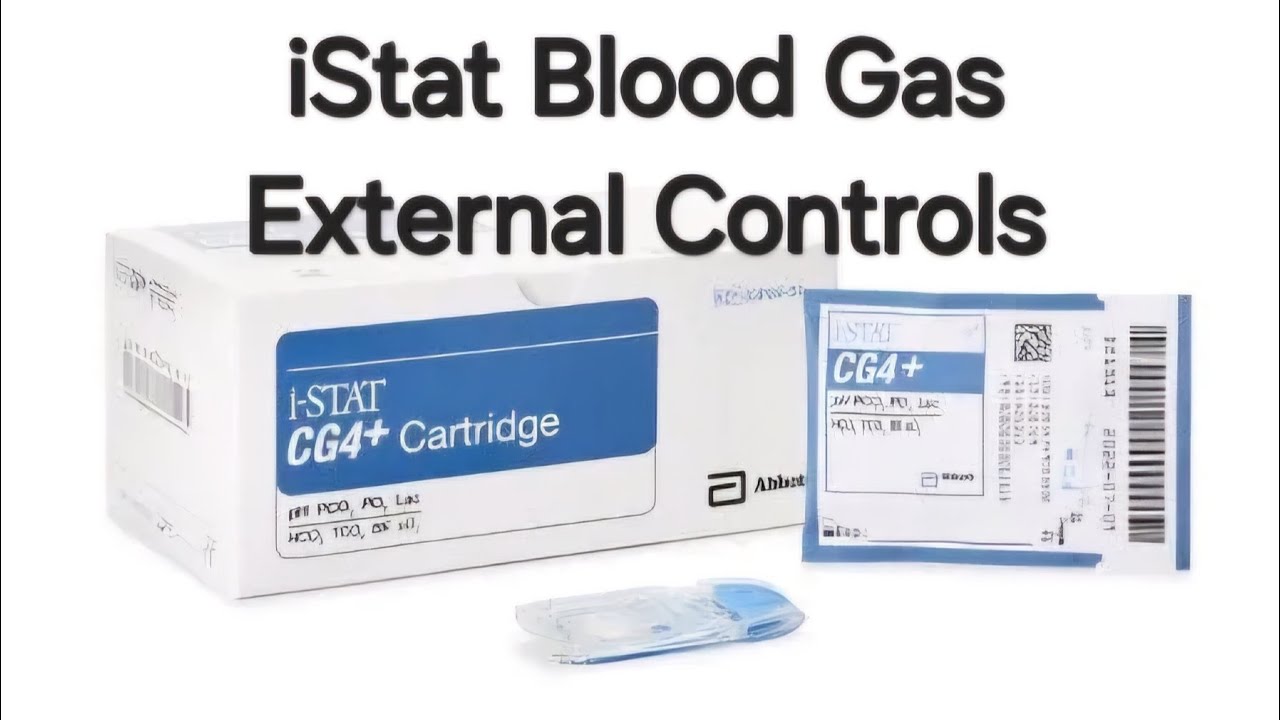 iStat blood gas (CG4) monthly/new lot external QCs