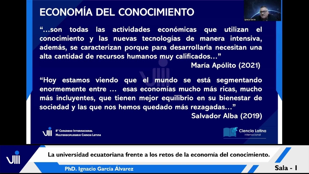 La universidad ecuatoriana frente a los retos de la economía del conocimiento.