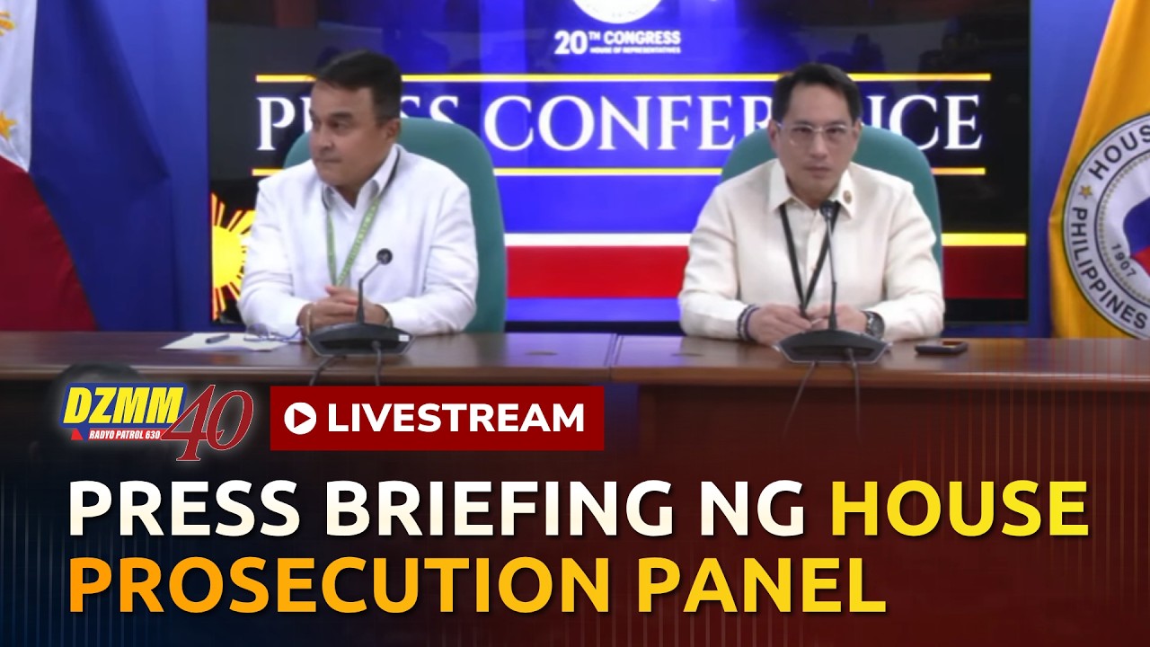 LIVE: House prosecution panel briefing after VP Sara impeachment trial | (22 September 2026)