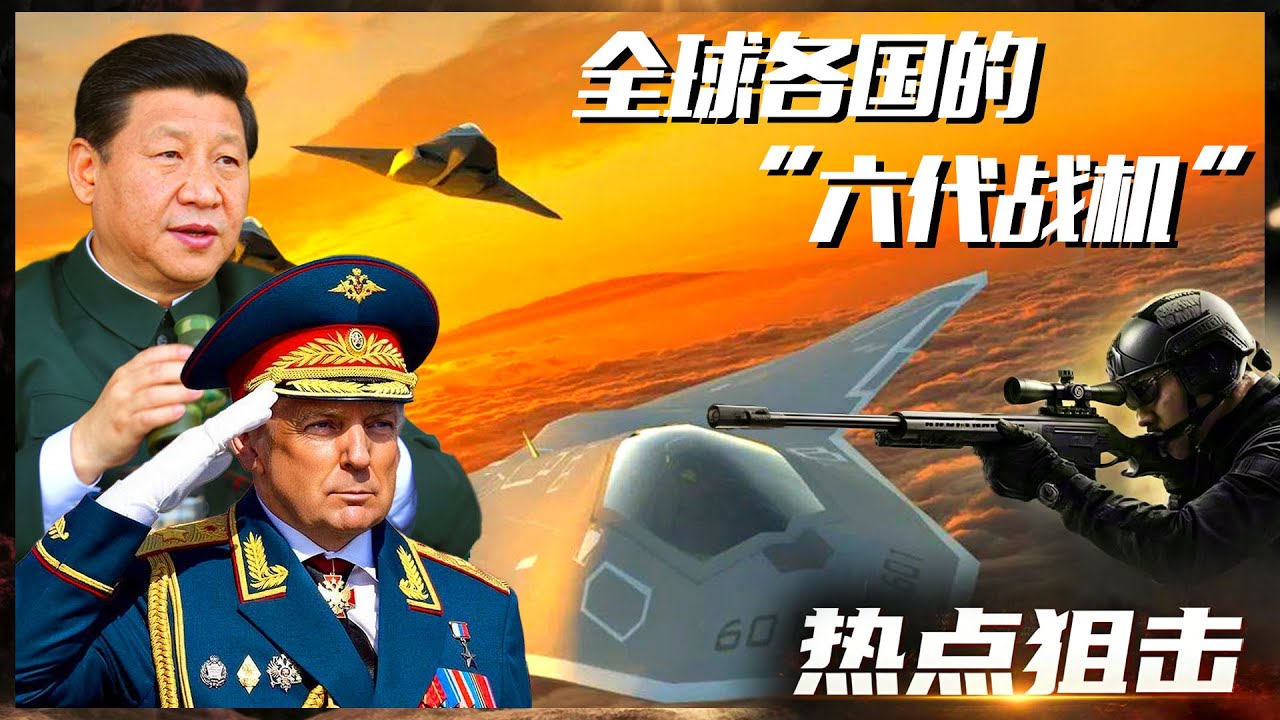 全球各國的&ldquo;六代戰機&rdquo; #六代戰機 #飛機  #殲36 #軍事科普