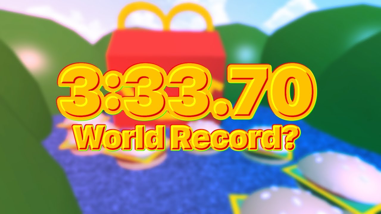 [WR] Escape Mcdonalds Obby! Speedrun in 3:33.70