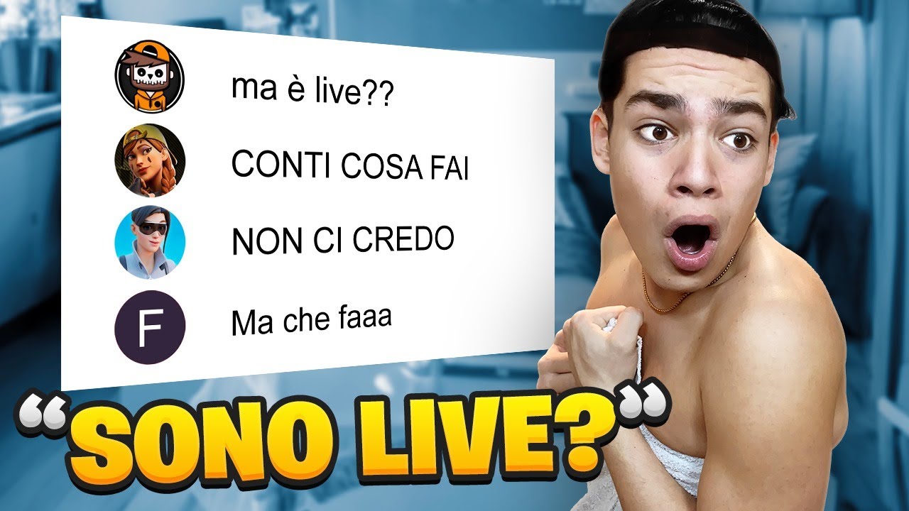 Ho dimenticato la LIVE ACCESA per SBAGLIO...