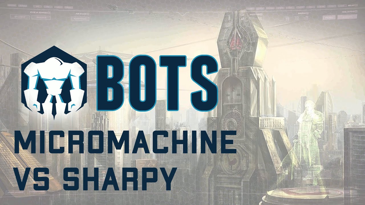 Base Thief! - Starcraft Bots - MicroMachine vs Sharpy