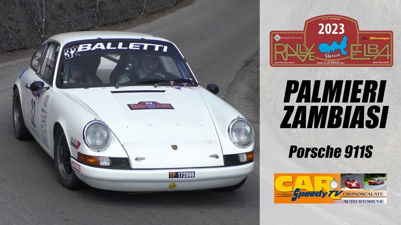 Rally Elba Storico 2023 || Giuliano Palmieri - Lucia Zambiasi || Porsche 911 S