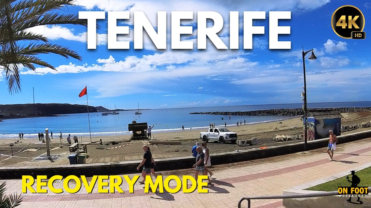 Tenerife 4K Walk - Clouds Clearing Over Playa Las Vista & Golden Mile | Las Am&eacute;ricas Walk
